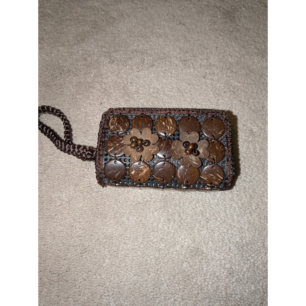 No name small wallet clutch beading